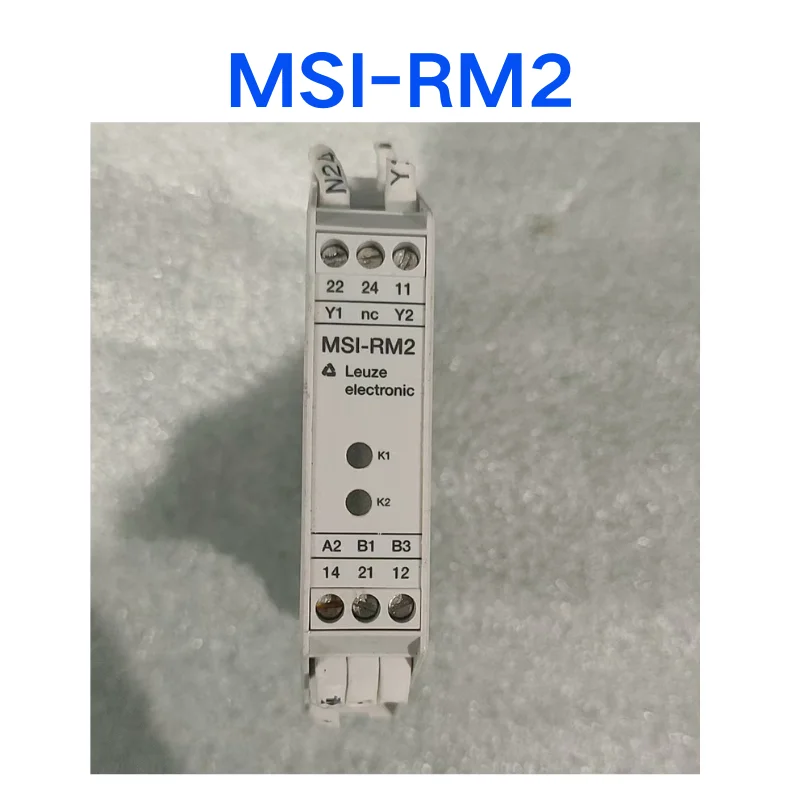 

Used MSI-RM2 safety relay tested OK and the function is intact