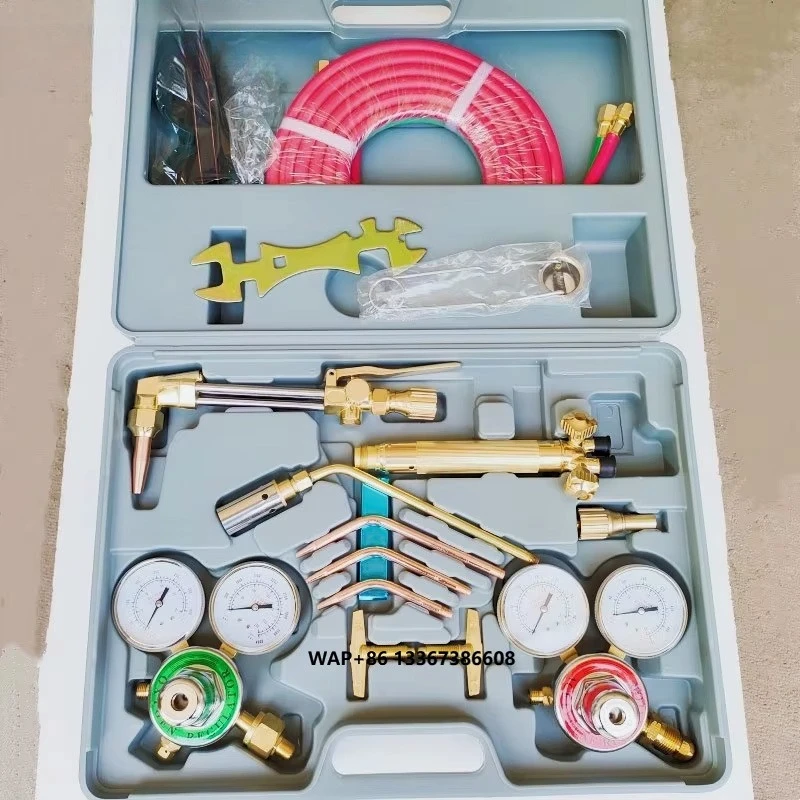 

Professional Gas Welding Kit for American Torch, 3 Tips, Cutter & Safety Accessories
