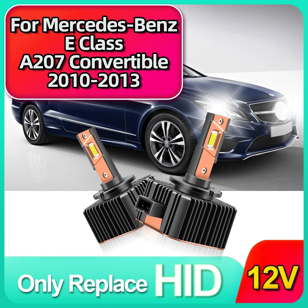 D1S LED Headlight Canbus HID Lamp Auto Bulb 110W/Pair 35000LM 12V For Mercedes-Benz E Class A207 Convertible 2010 2011 2012 2013