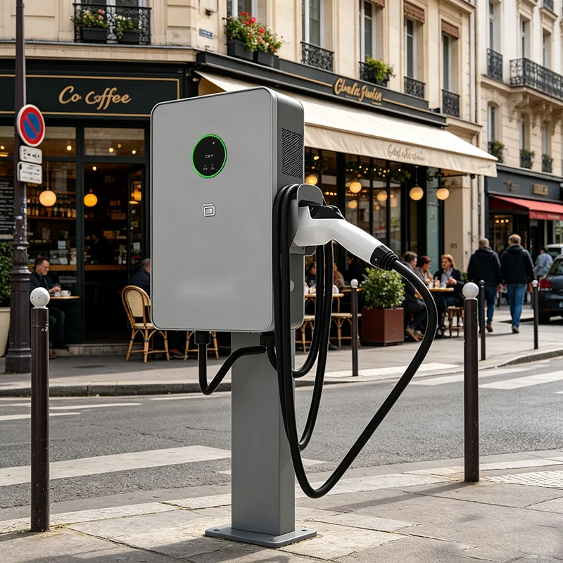 360kW Heavy Duty Level 3 Charging Station, NACS DC Fast Charger for Commercial Truck Fleets