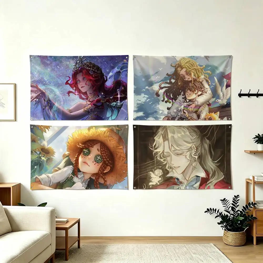 I-Identity V Horror Game  Flags for Bedrooms Home Decor Items Outdoor Decors Garage Decoration Flaga