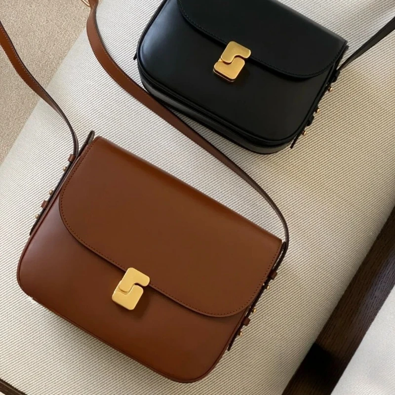 2025 New SOEUR Tofu Bag Single-Shoulder Crossbody Small Square Bag Commuter Bag for Women
