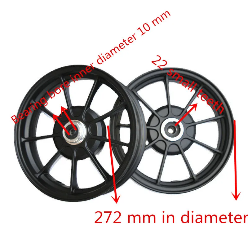 For Dio Honda Motorcycle Parts Alu Material Top Quality 10 Inch Wheels Factory Price Hot Sale view 5
