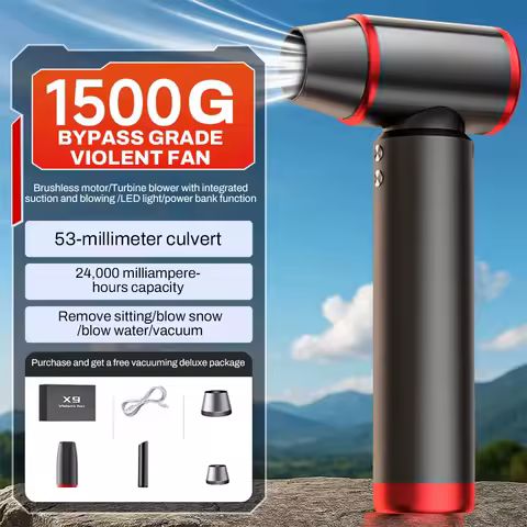 53mm Violent Blower electric turbo fan 580000 rpm super powerful jet blower strong wind blower fan HuraFanX Air Blower