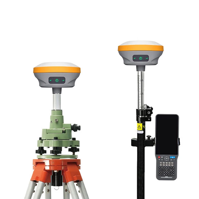 Hi-Target D8Pro GNSS GPS RTK Rover Gnss Receiver,Visual Layout,Language Selectable,new C10 Controller with Google,V200 Gnss