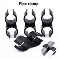 3~20PCS 20mm 25mm 32mm Type H Pipe Clamps Aquarium Fish Tank Fitting Agricultural Irrigation Water Pipe Support Double U Type