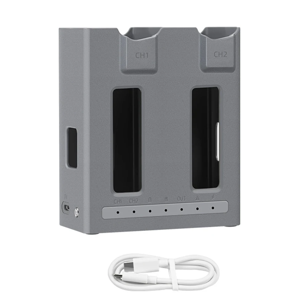 

Fast Dual Channel Battery Charger Compatible with For DJI For Mavic 4 Pro Featuring Smart Charging System and Portable Design