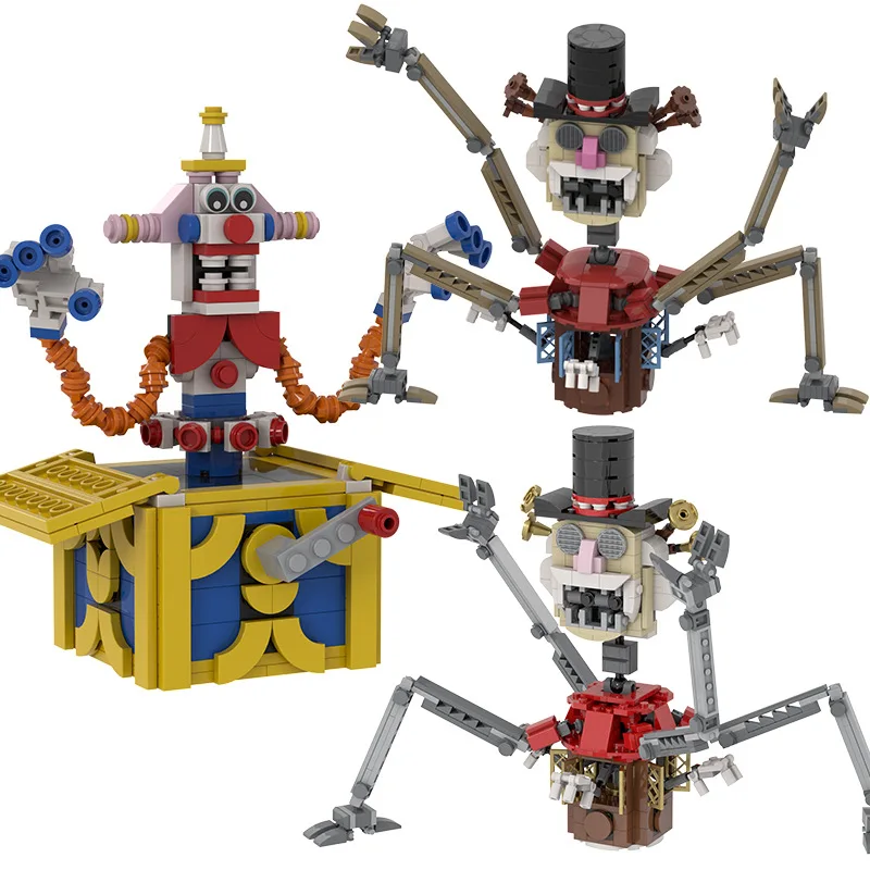 

MOC Teddy Bear Figure Model Ornament Assembly Building Block Puzzle Collection Children Bricks Gift