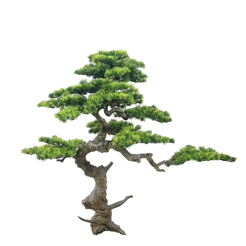 100CM High Simulation Mini Natural Look Realistic Old Tree Indoor Craft Decoration Stock Faux Commercial Artificial Plant Black