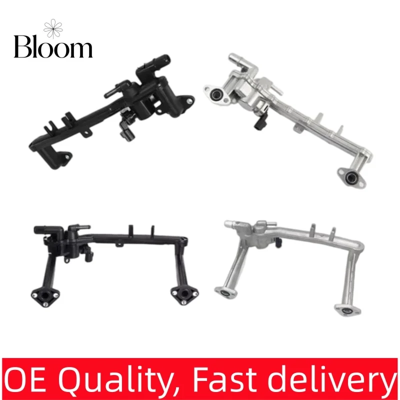 Coolant Heater Manifold Tube with Temp Sensor for Land Rover LR4 Range Rover Sport LR018273 LR122709 LR041788 LR122710