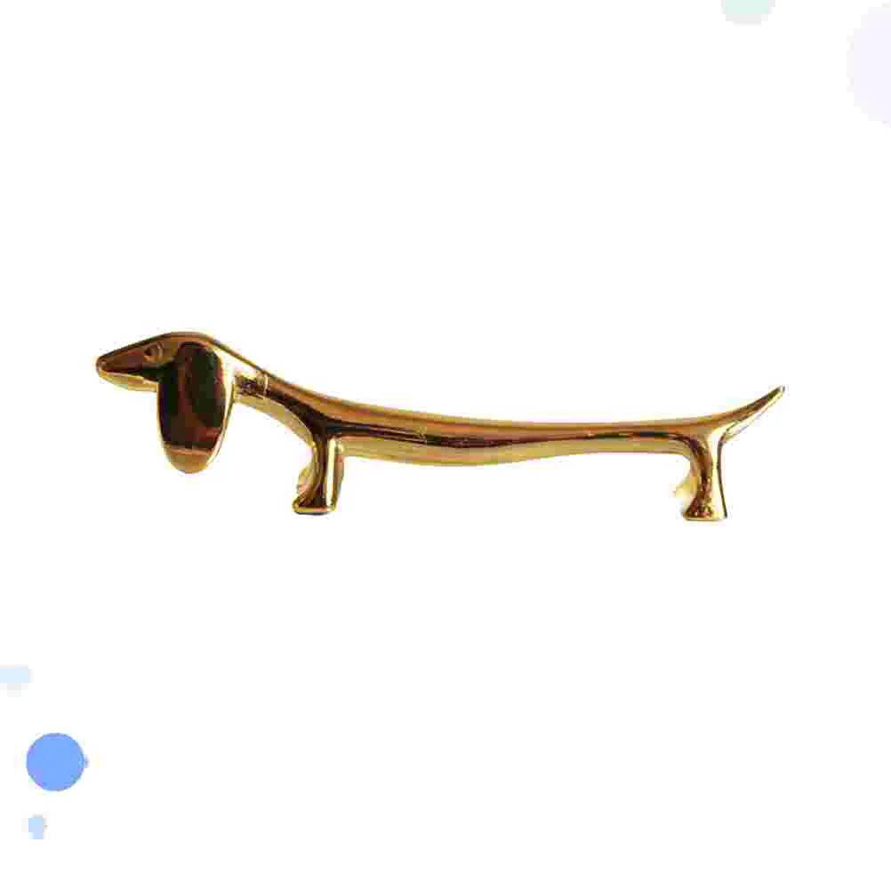 

Dog Shaped Chopsticks Rack Holder Creative Chopstick Rest Spoon Fork Holder Chopstick Stand for Home Hotel(Golden)