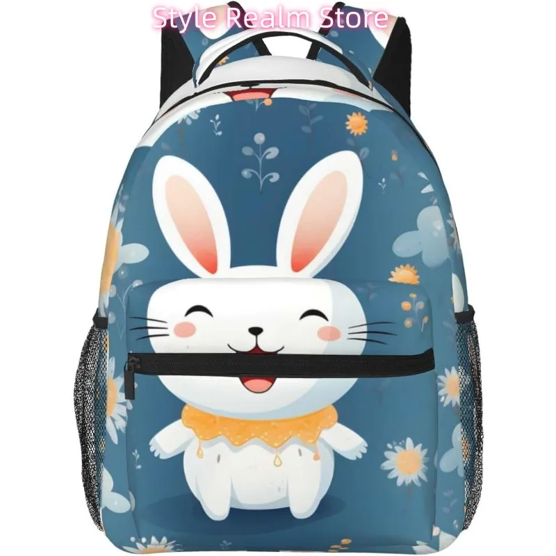 

laptop bag back to school Pretty Bunnys Lightweight Laptop Backpack Lightweight Multipurpose Travel Casual Daypack Unisex Colleg
