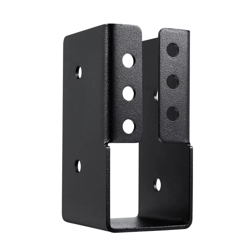 Outdoor Steel Light Metal Beam Hanger Hidden Flange Bracket Screws