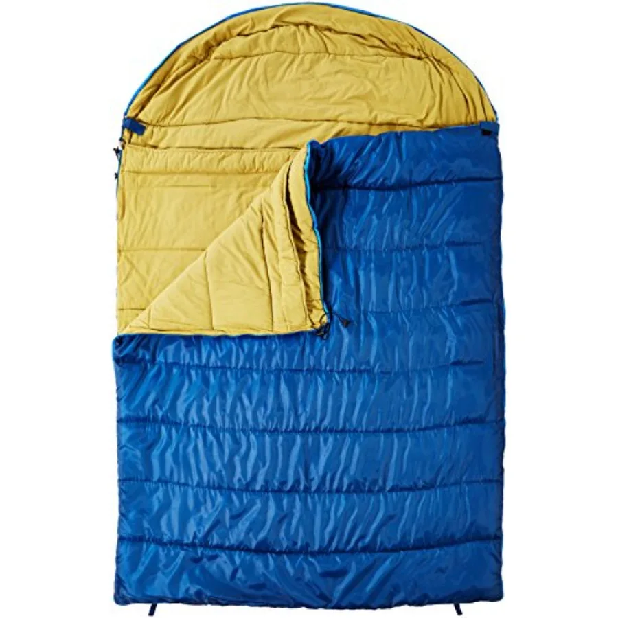 

Спальный мешок - 3-сезонный - на 2 человек, для кемпинга, синий