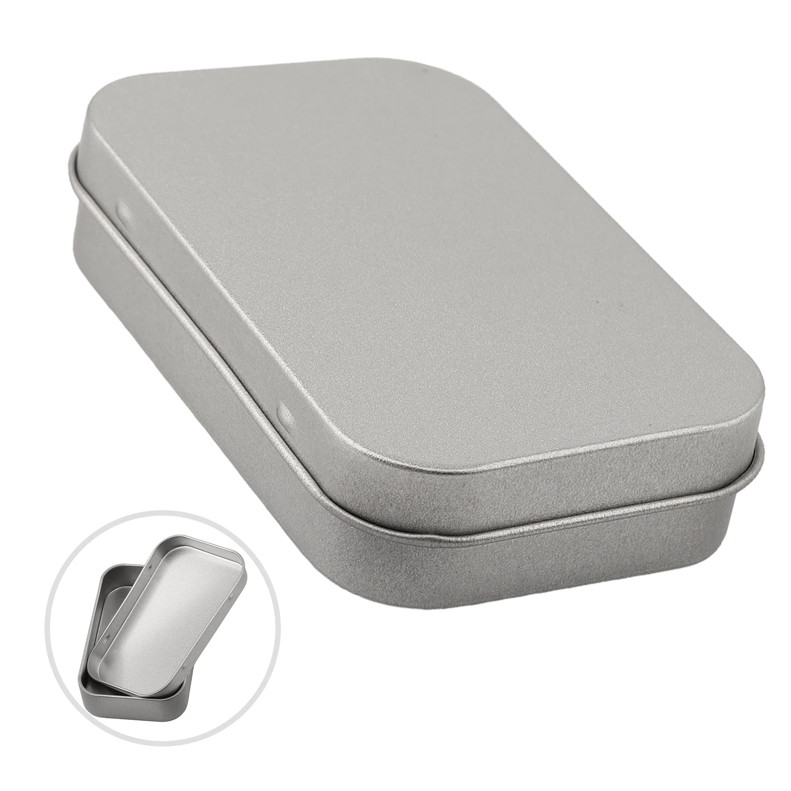 Storage Case Tinplate Box Small Items Sturdy Survival Travel Camping Hiking Brand New High Quality Long Lasting