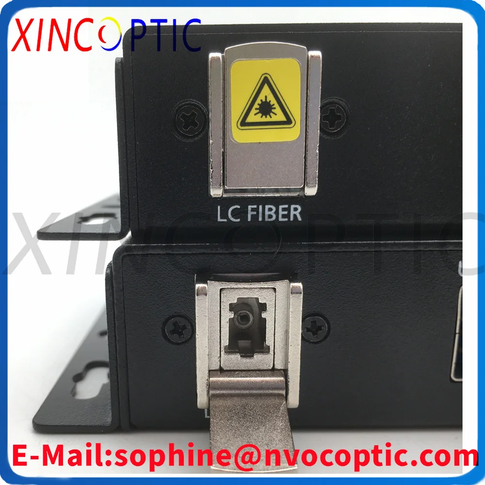 4Ch USB3.0/2.0/1.0 بيانات عبر موسع الألياف البصرية + + مودم USB3.1 Gen 1/2.0/1.1 مع منفذ ألياف موصل SMF LC