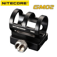 Nitecore GM02 Tactical Flashlight Mount Pistol Picatinny Rail Weaver Rail for Precise Series/ Chameleon Series/MT20C MH27 MH10