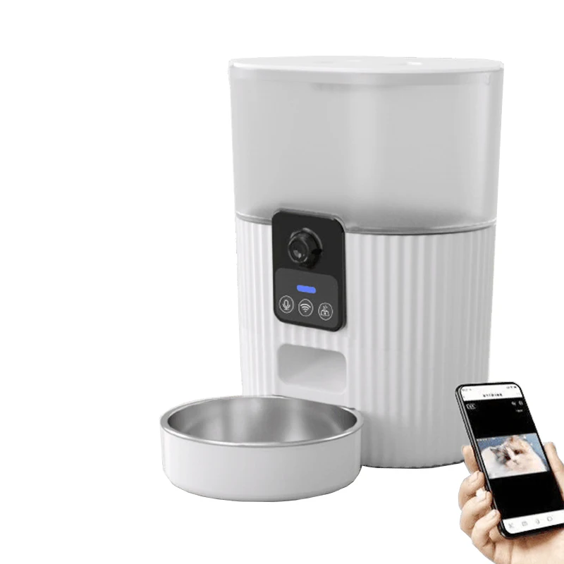 

Pet Smart Feeder With Video Function APP Connection Fully Automatic Dog Feeding Machine