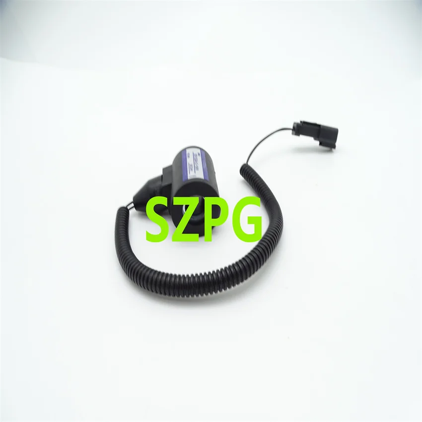 For Excavator Parts for Komatsu Swing Solenoid Coil PC60-7 PC120-6 Hydraulic Pilot Safety Lock Solenoid SD1224-C 1001 DC24V