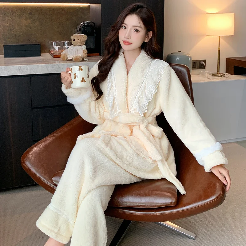 

Комплекты пижам для сна: женский домашний комплект из хлопка и льна для офиса и отдыха, дышащая ночная одежда с круглым вырезом, коротким рукавом и капри, 2026