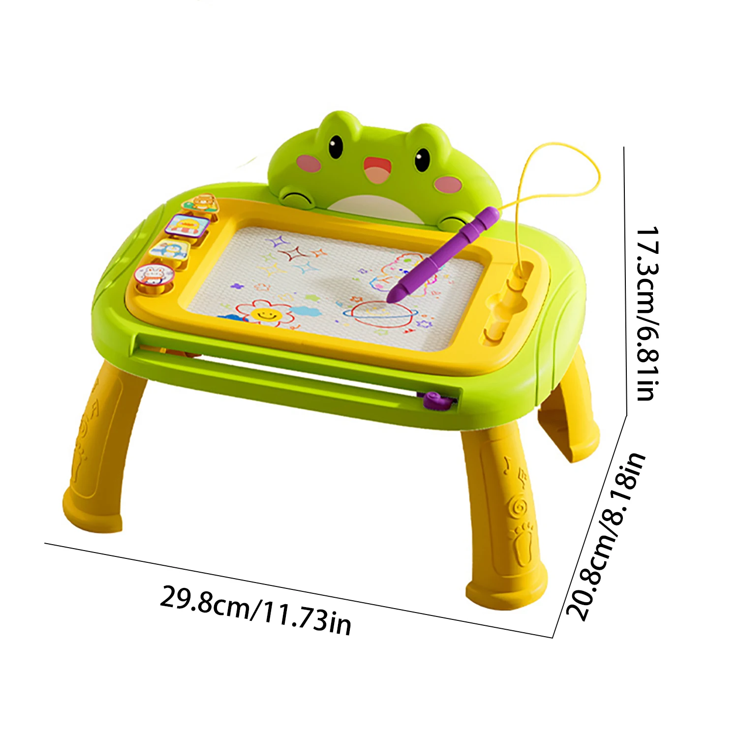 Children\'s early education enlightenment magnetic drawing board puzzle toy graffiti writing board drawing erasable