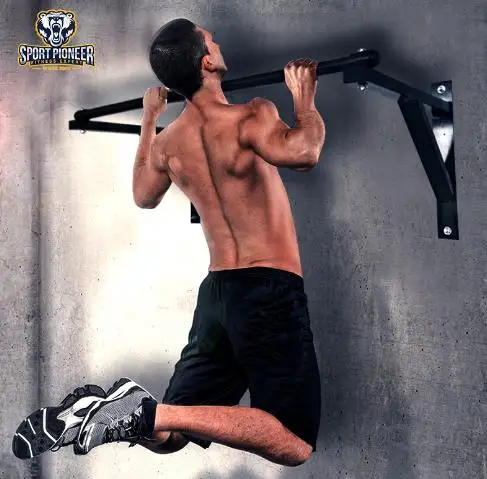 High Quality Heavy Duty Wall Mounted Pull Up Bar Professional Pull Up Bar Gym Fitness Equipment Pull-up Horizontal Bar