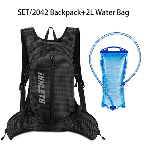 Ultra-light Cycling Backpack with 2L Water Bag Set Breathable Rucksack Hydration Drinking Knapsack Water Replenishment Daypack - Image 10