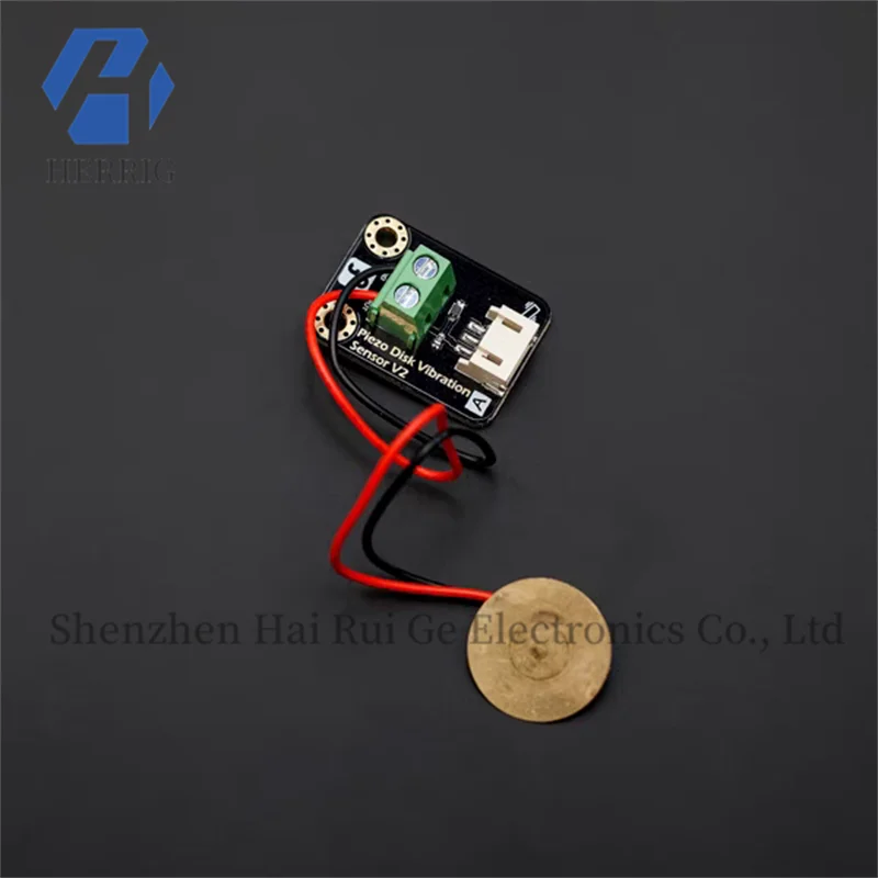 

DFRobot electronic building blocks, electronic drums, analog piezoelectric ceramic vibration sensor with wires