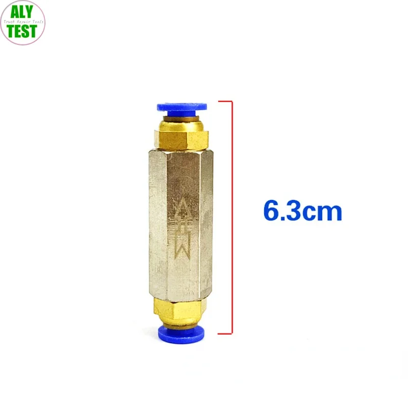 Aly Test Metal Connector 6mm Piezo Injector  One-way  Tool   Return Oil