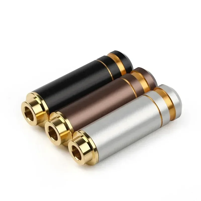 4.4mm Headphone Female Balanced Plug Speaker Audio Connectors 4 Pole Copper Gold 4.4 Wire Connector Earphone Adapter