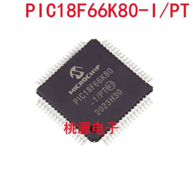 1-10PCS PIC18F66K80-I/PT PIC18F66K80 TQFP64