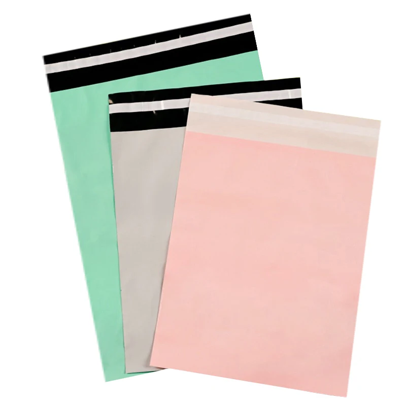 10Pcs Pink/White/Green Plastic Express Bag Small Courier Bags Self Seal Adhesive Shipping Envelope Mini Gift Packaging Pouches