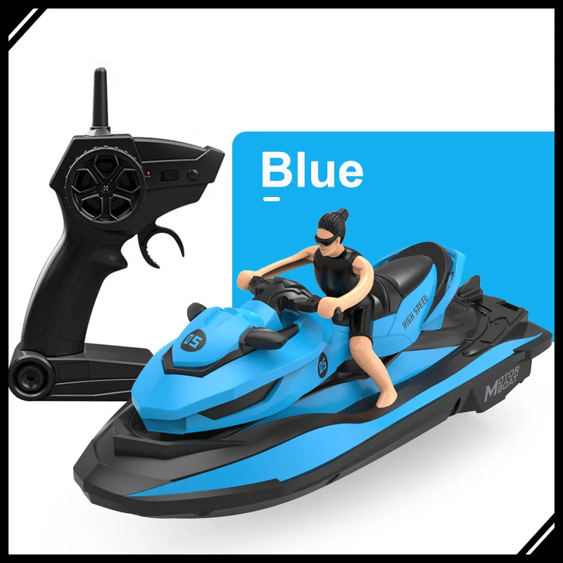 

2,4G RC реактивная лодка, высокоскоростная электрическая моторная лодка с дистанционным управлением, водная игрушка дальнего действия, прочный гоночный корабль для детей, подарок для мальчиков