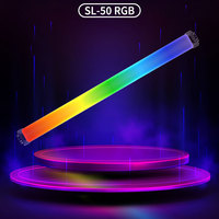 MIAOTU 54CM RGB Video Light Led RGB Lamp Handheld Light Wand Colorful Stick Light 2500K-9000K Photography Studio Lamp