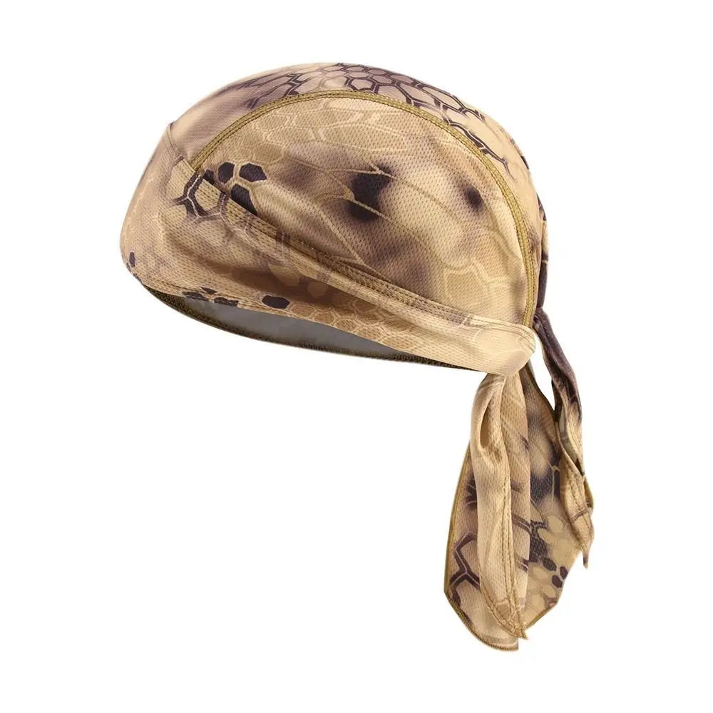 Quick Dry Camo Cycling Cap Head Scarf Summer Men Running Riding Bandana Headscarf Camo Printing Cap Headband Men Head Scarf