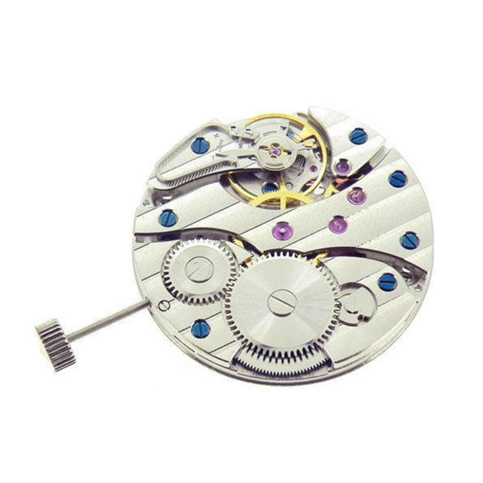 1pc 6497 Hand Winding Movement 17 Jewels 21600 BPH 36.6mm, Small Second at 9 for Watch Repair Replacement