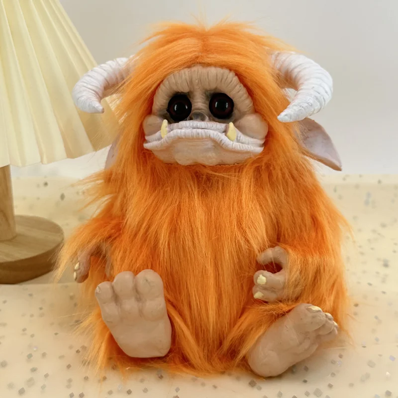 Muñeco de peluche de látex Big Mouth Cattle Ludo, muñeco de peluche de animal monstruo Big Mouth, muñeco de toro Ludo en el laberinto, muñeco de juguete de monstruo con cuernos