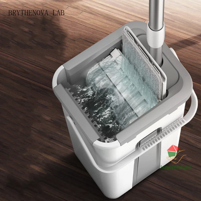 Mop magic Floor Squeeze squeeze mop with bucket flat bucket Rotating for Floor Wash House Home Cleaning Cleaner Easy 2020new