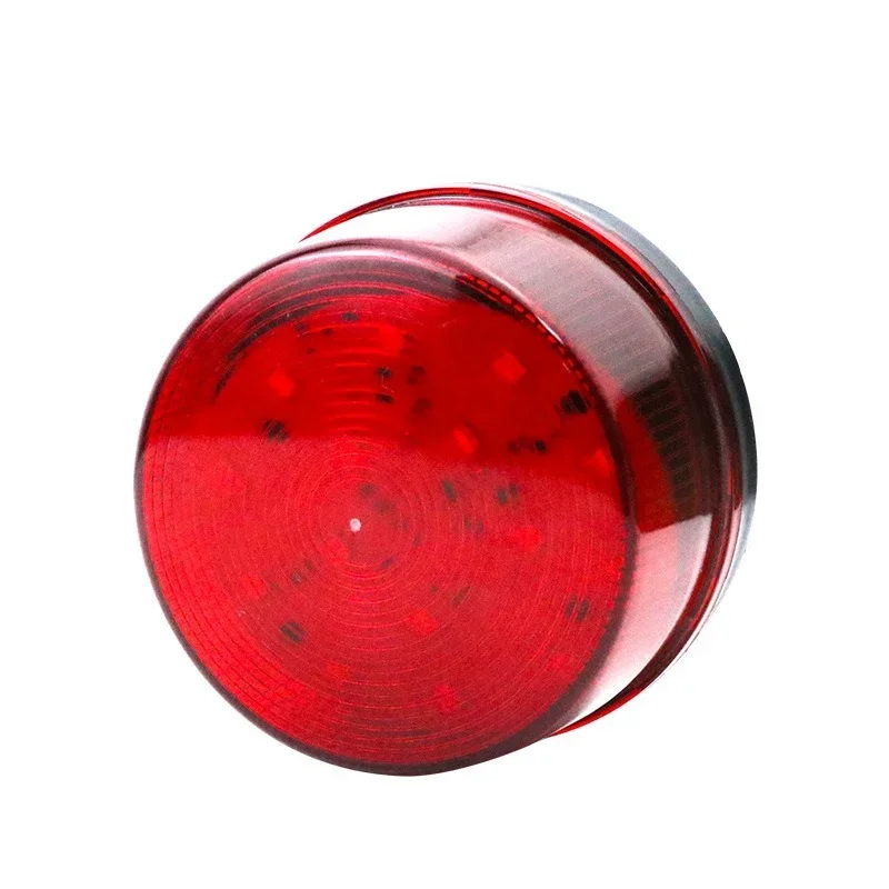 Auto LED lampeggiante luce stroboscopica lampada di allarme di emergenza rotonda Auto segnale di avvertimento del tetto lampada Flash lampadina faro per camion RV DC 12V