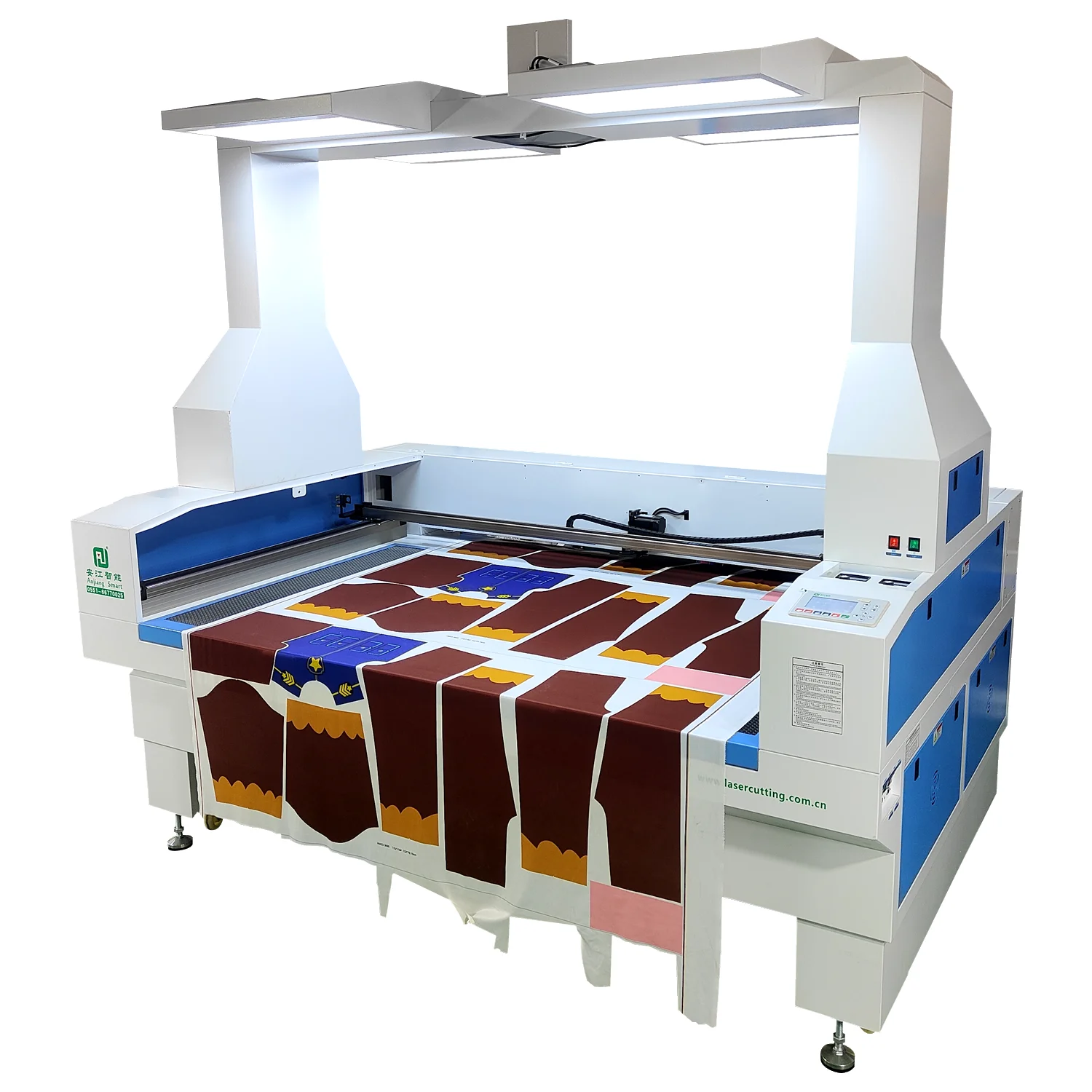 Auto Feeding Table Fabric Laser Cutting Machine  Panorama Camera Positioning  Laser Cutting Machine  1810