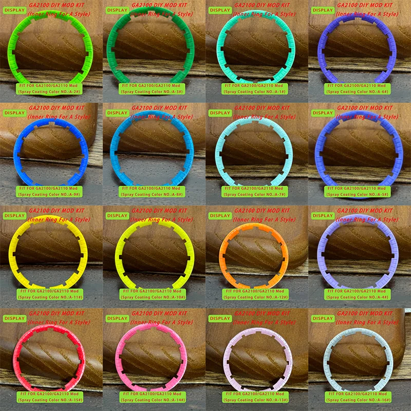 Suitable for GA2100/GA2110 Modification Parts Watch Kits A-style for Inner Ring Marker Metal Electroplating Color