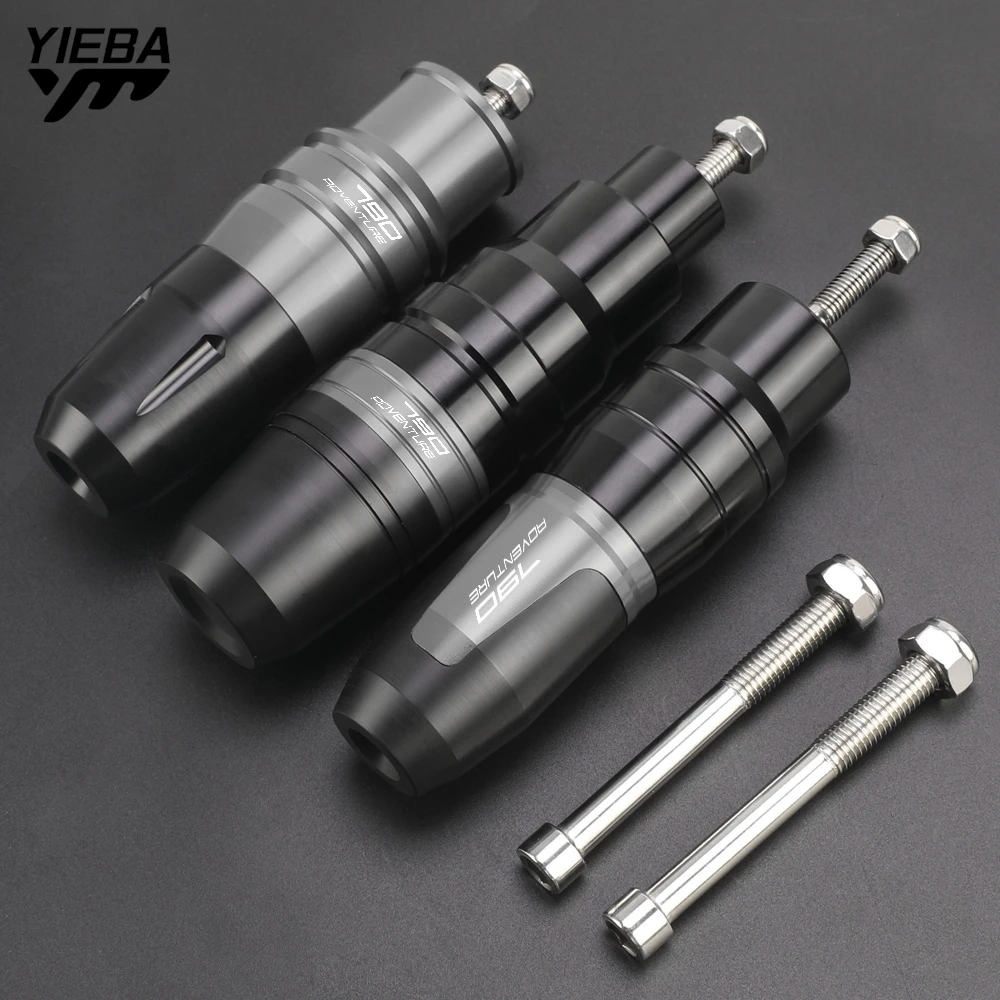 

790ADVENTURE Motorcycle CNC Aluminum Falling Protection FOR 790 ADVENTURE R S 2019-2023 Exhaust Slider Crash Falling Protection