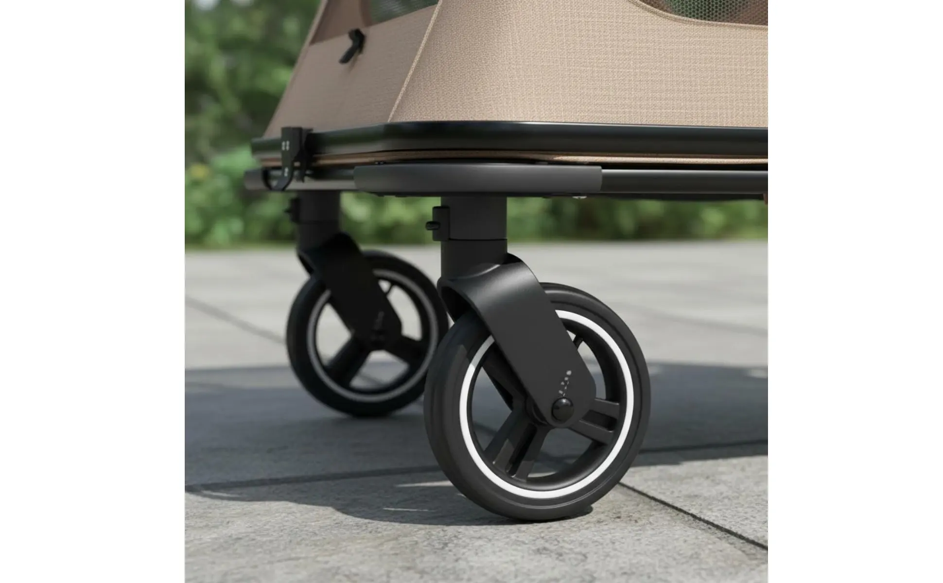 Foldable Dog Stroller Portable Foldable Pet Stroller Dog Wagon Large Size Rolling Carrier Breathable Mesh for Travel, Shopping