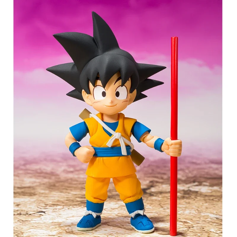 In Stock Original Bandai SHF Dragon Ball Son Goku MINI Action Figure ภาพเคลื่อนไหวของเล่นของขวัญสะสมงานอดิเรกอะนิเมะของแท้