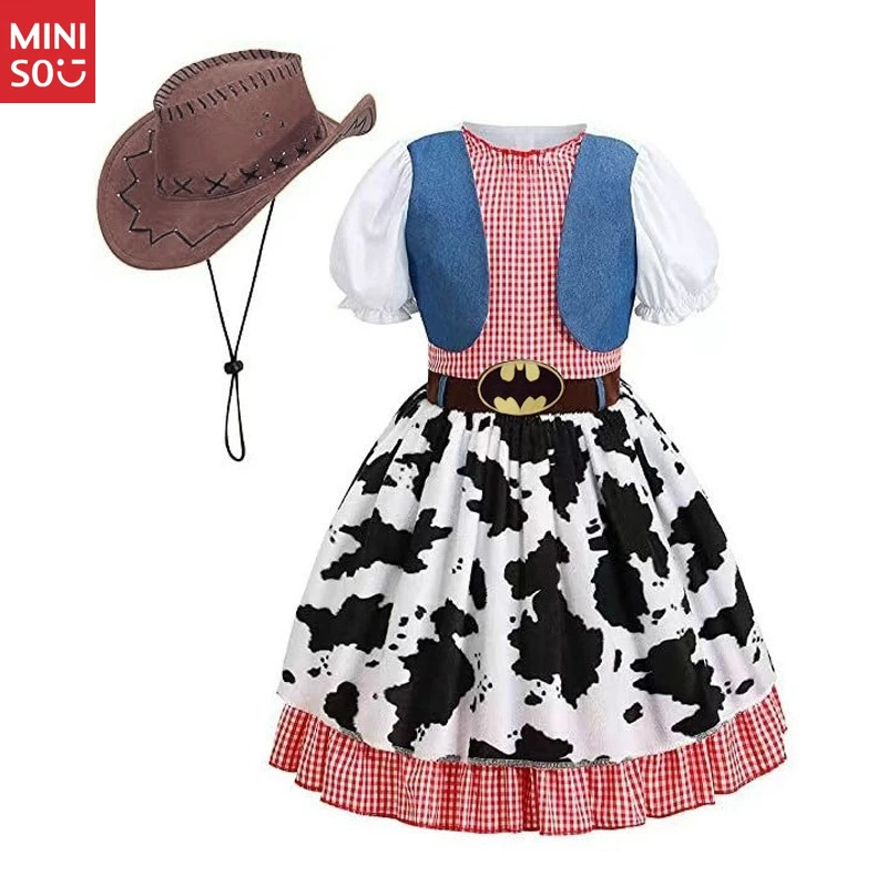 

Miniso Toy Story Woody Family Costume, Western Cowboy Dress, Parent-Child Show Outfit