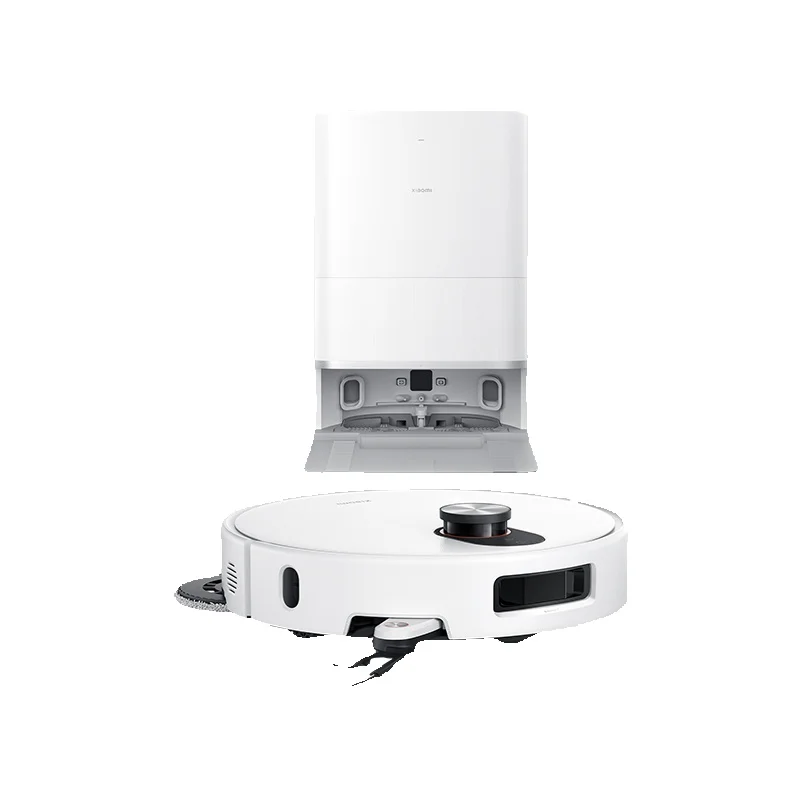 Globale Version Xiaomi Roboter-Staubsauger, Nennleistung 55 W, 4800 mAh Nennkapazität, App-Steuerung, intelligente Sprachsteuerung, 20000 Pa Saugkraft, ausziehbarer Wischmopp und Seitenbürste,
