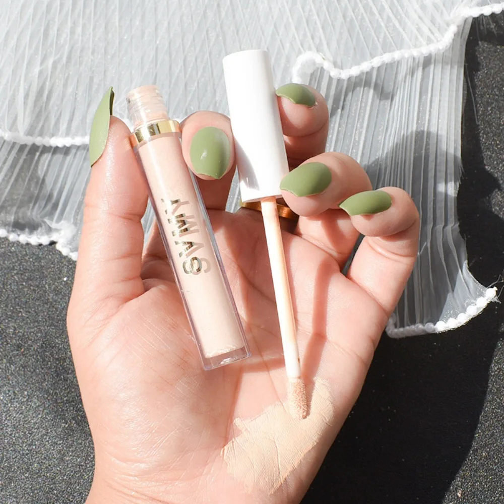 Feuchtigkeitsspendende Aufhellende Concealer-Creme Volle Deckkraft Foundation Abdeckung Akne Augenringe Ölkontrolle Flüssiger Gesichtskontur-Stift – Detail 25