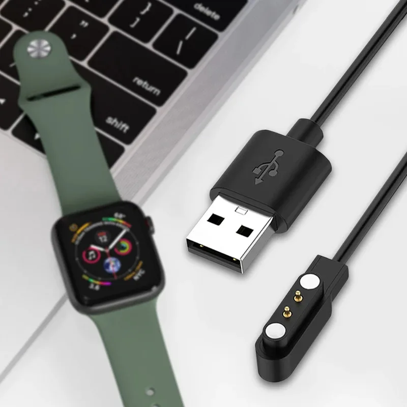 

Magnetic USB Charging Cable Charger Adapter Power Cord 2-Pin