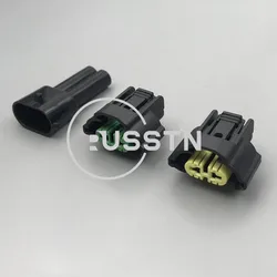 1 Set 2 Hole Fog Lamp Socket AC Assembly Sealed Auto Equivalent For Japanese IAT MAT Applications Mazda Toyota 6189-0935