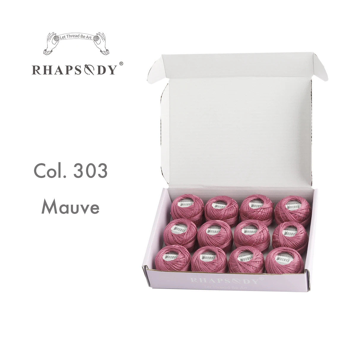 Rhapsody Größe 8, Perlen-Baumwoll-Häkelfaden-Stickerei, doppelt merzerisierte lange Stapel, ägyptische Baumwolle, DMC-Qualität, 12 Bälle, 43 YDS – Detail 30